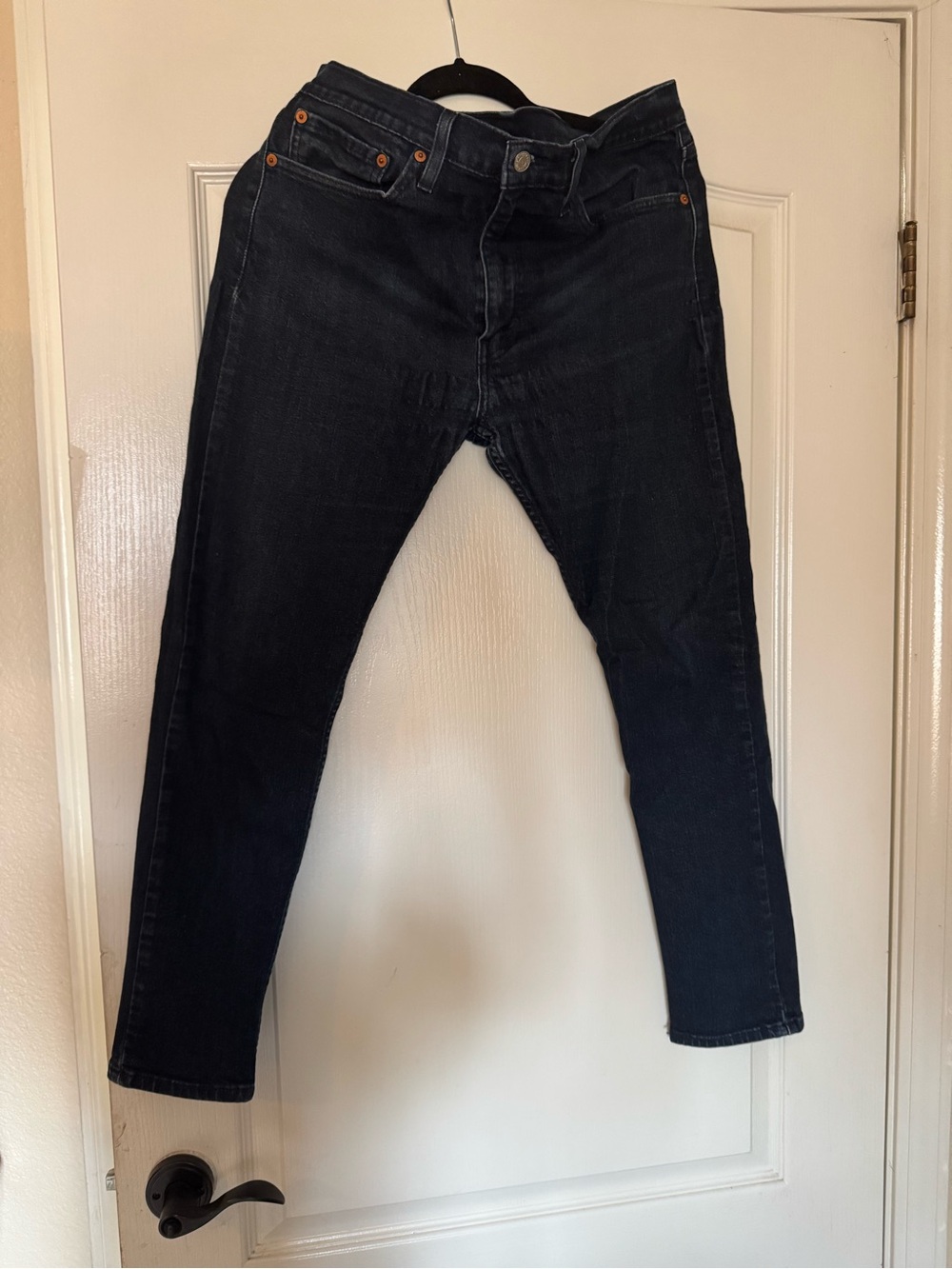 Levi's Men's Slim Straight Black Jeans